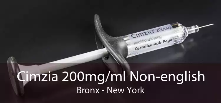 Cimzia 200mg/ml Non-english Bronx - New York