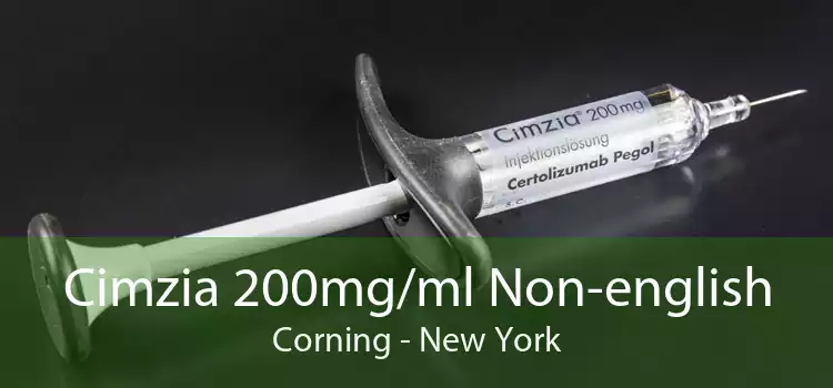 Cimzia 200mg/ml Non-english Corning - New York