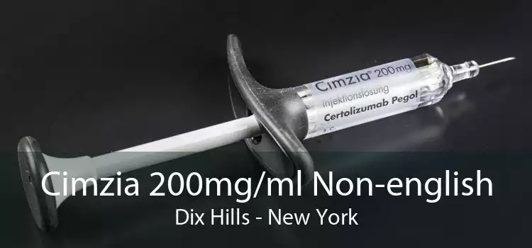 Cimzia 200mg/ml Non-english Dix Hills - New York