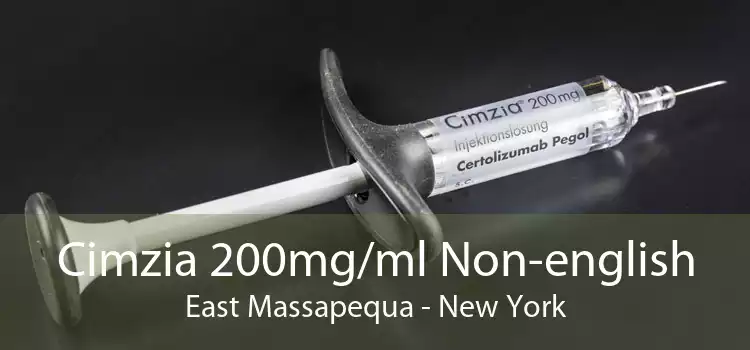 Cimzia 200mg/ml Non-english East Massapequa - New York