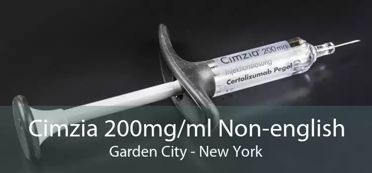Cimzia 200mg/ml Non-english Garden City - New York