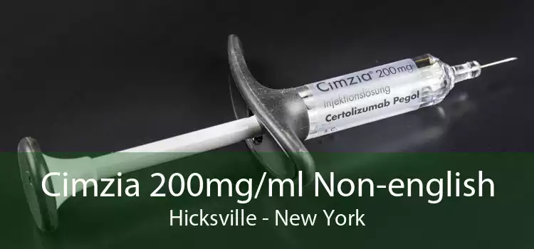 Cimzia 200mg/ml Non-english Hicksville - New York