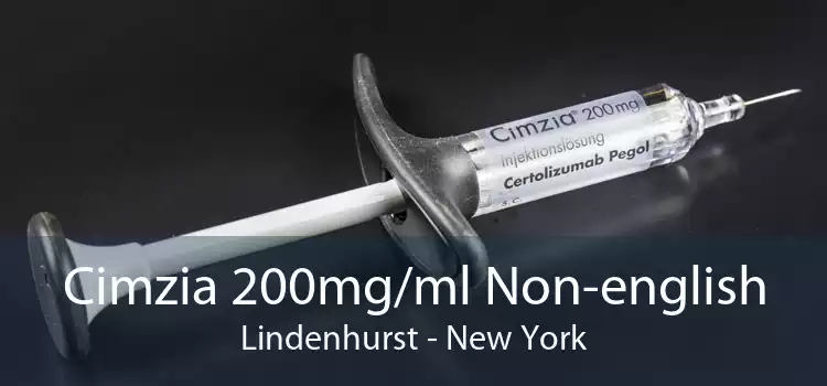 Cimzia 200mg/ml Non-english Lindenhurst - New York