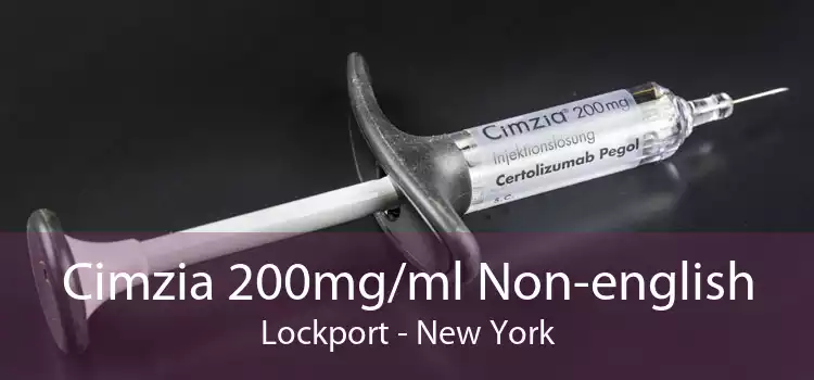 Cimzia 200mg/ml Non-english Lockport - New York