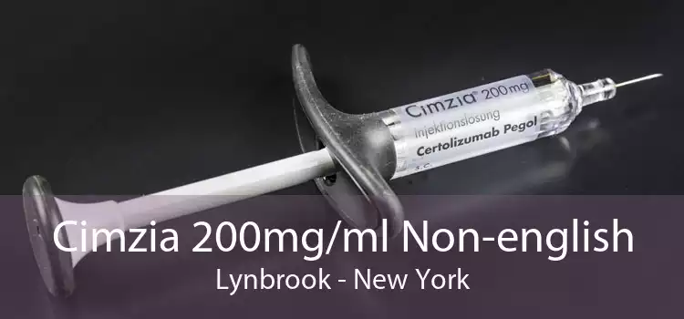 Cimzia 200mg/ml Non-english Lynbrook - New York