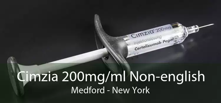 Cimzia 200mg/ml Non-english Medford - New York
