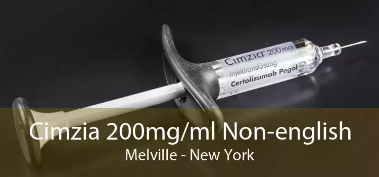 Cimzia 200mg/ml Non-english Melville - New York
