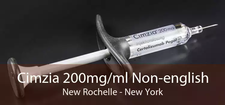 Cimzia 200mg/ml Non-english New Rochelle - New York