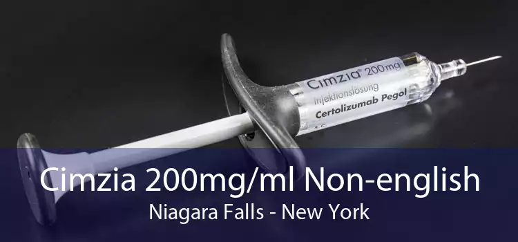 Cimzia 200mg/ml Non-english Niagara Falls - New York