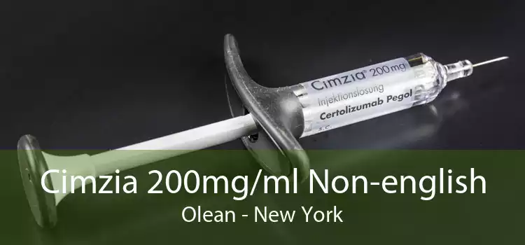 Cimzia 200mg/ml Non-english Olean - New York