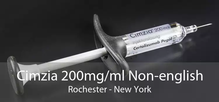 Cimzia 200mg/ml Non-english Rochester - New York