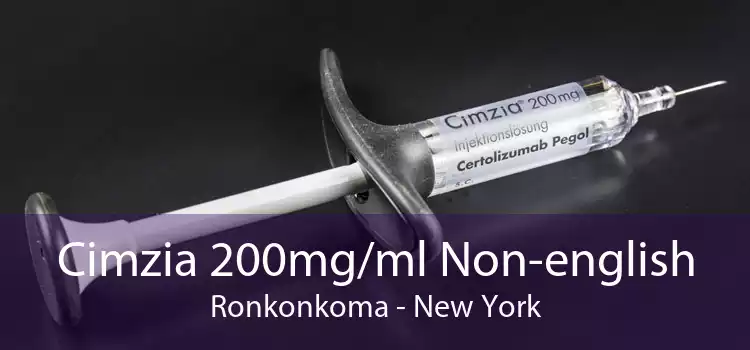 Cimzia 200mg/ml Non-english Ronkonkoma - New York