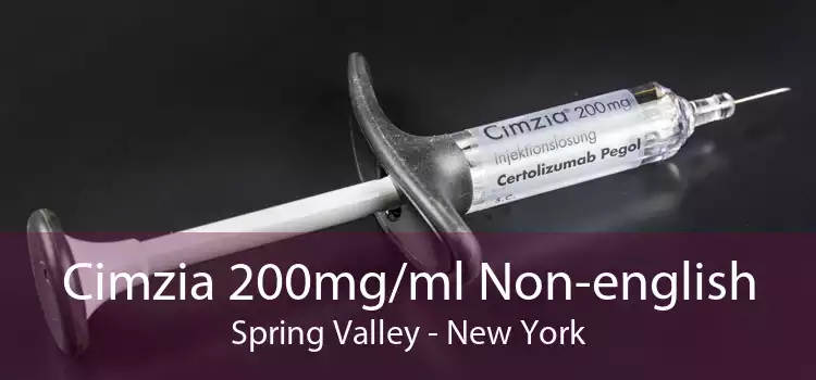 Cimzia 200mg/ml Non-english Spring Valley - New York
