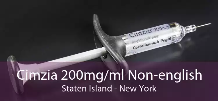 Cimzia 200mg/ml Non-english Staten Island - New York