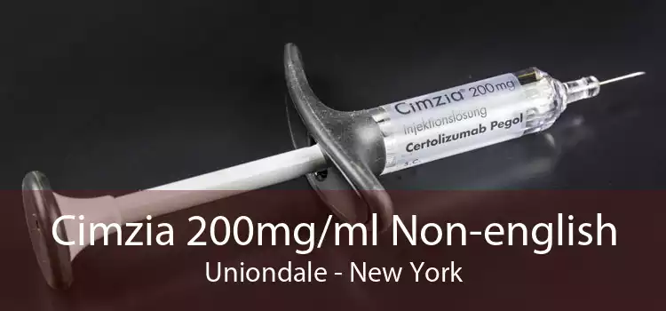 Cimzia 200mg/ml Non-english Uniondale - New York