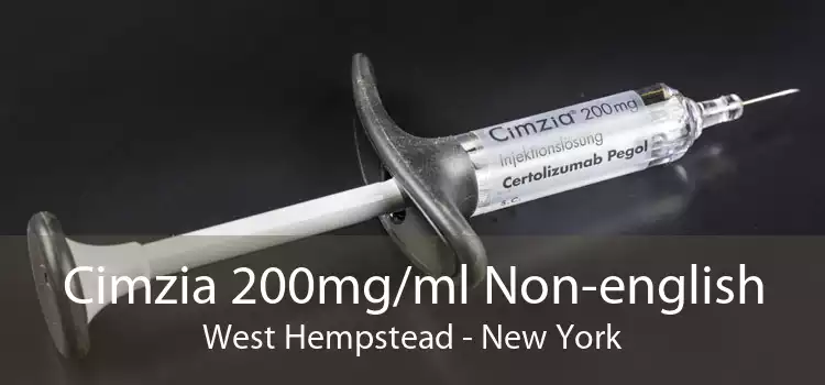 Cimzia 200mg/ml Non-english West Hempstead - New York