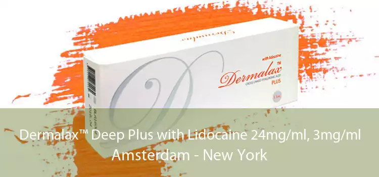 Dermalax™ Deep Plus with Lidocaine 24mg/ml, 3mg/ml Amsterdam - New York