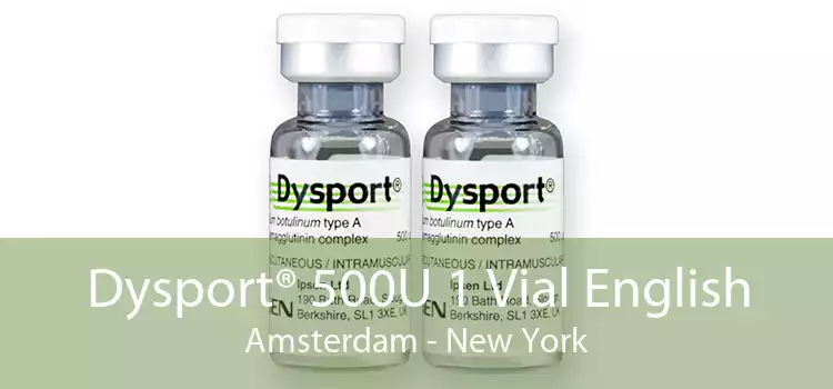 Dysport® 500U 1 Vial English Amsterdam - New York