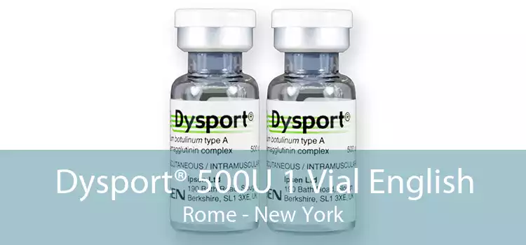 Dysport® 500U 1 Vial English Rome - New York
