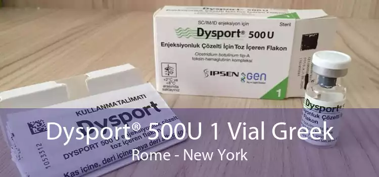 Dysport® 500U 1 Vial Greek Rome - New York