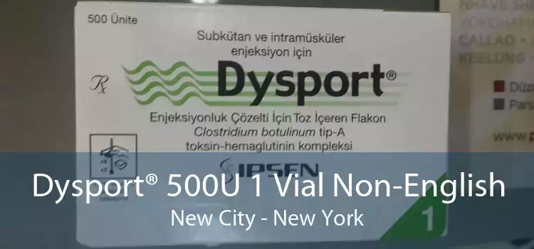 Dysport® 500U 1 Vial Non-English New City - New York