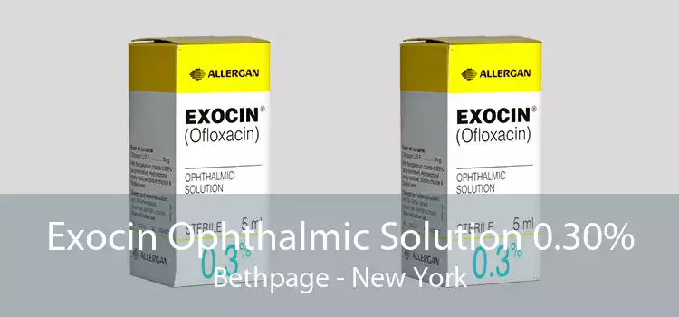 Exocin Ophthalmic Solution 0.30% Bethpage - New York