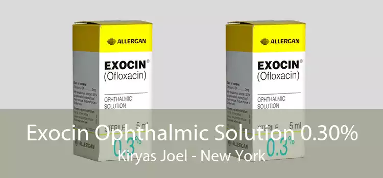 Exocin Ophthalmic Solution 0.30% Kiryas Joel - New York