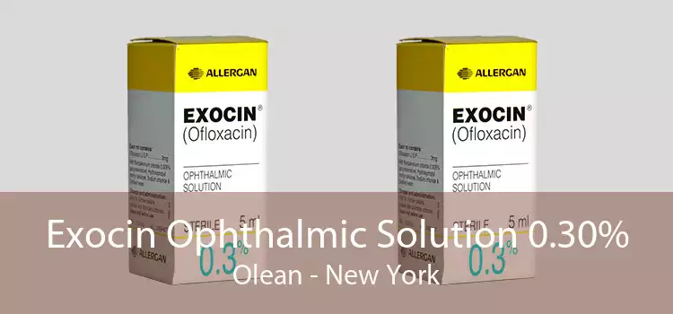Exocin Ophthalmic Solution 0.30% Olean - New York