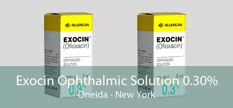 Exocin Ophthalmic Solution 0.30% Oneida - New York