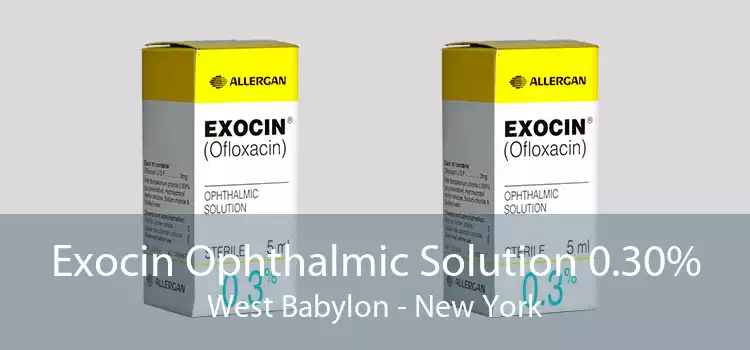 Exocin Ophthalmic Solution 0.30% West Babylon - New York