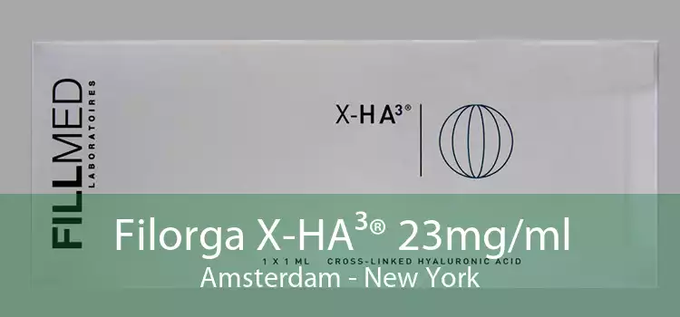 Filorga X-HA³® 23mg/ml Amsterdam - New York