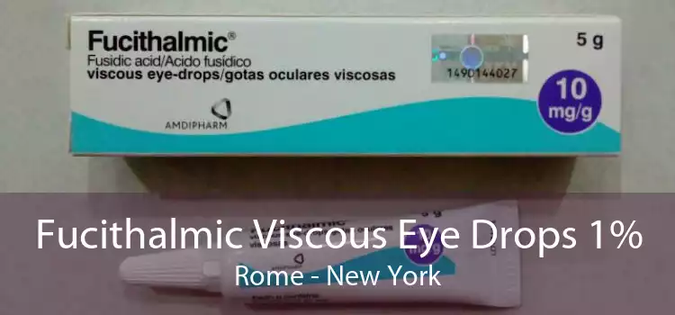 Fucithalmic Viscous Eye Drops 1% Rome - New York