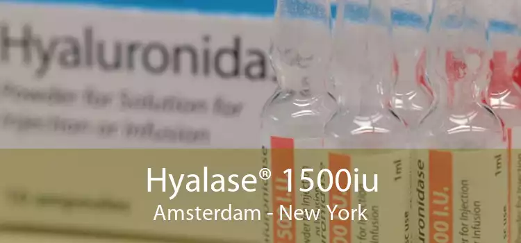Hyalase® 1500iu Amsterdam - New York