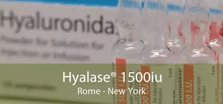 Hyalase® 1500iu Rome - New York