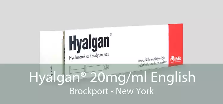Hyalgan® 20mg/ml English Brockport - New York