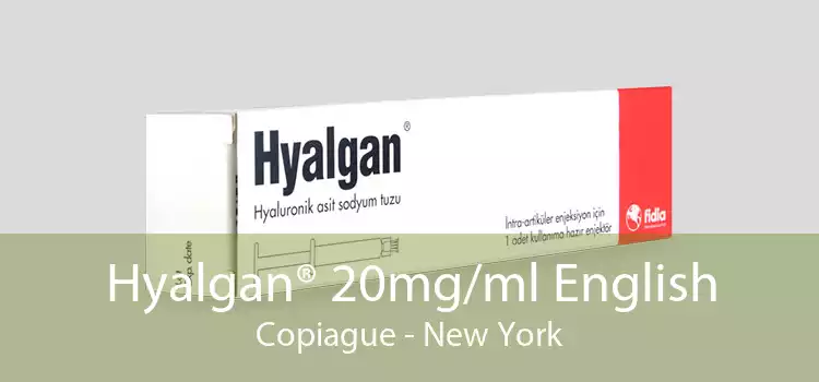 Hyalgan® 20mg/ml English Copiague - New York
