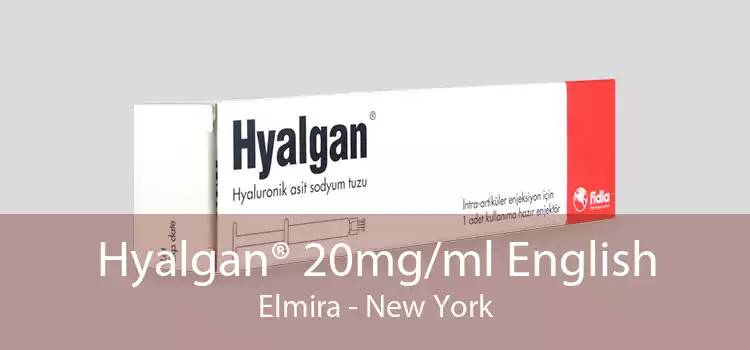 Hyalgan® 20mg/ml English Elmira - New York