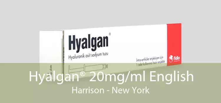 Hyalgan® 20mg/ml English Harrison - New York