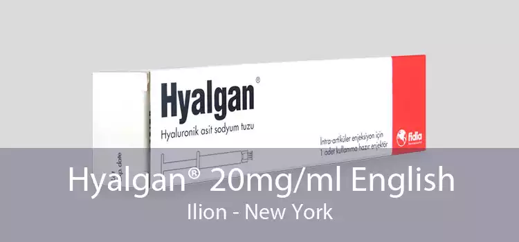 Hyalgan® 20mg/ml English Ilion - New York