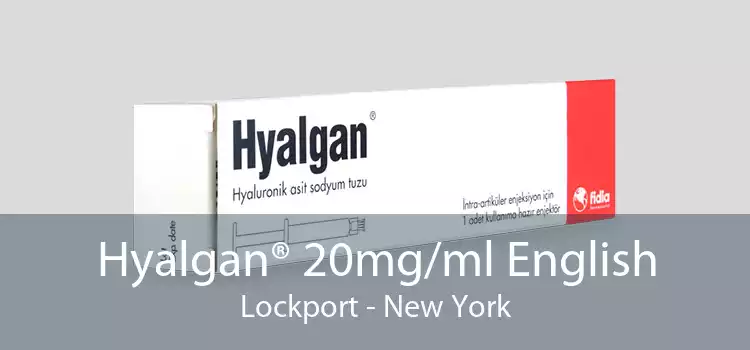 Hyalgan® 20mg/ml English Lockport - New York