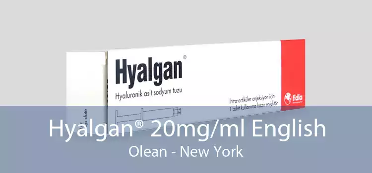 Hyalgan® 20mg/ml English Olean - New York