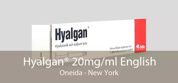 Hyalgan® 20mg/ml English Oneida - New York