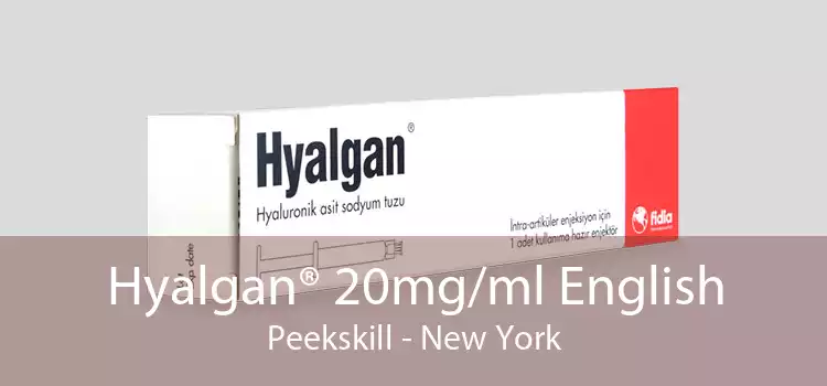 Hyalgan® 20mg/ml English Peekskill - New York