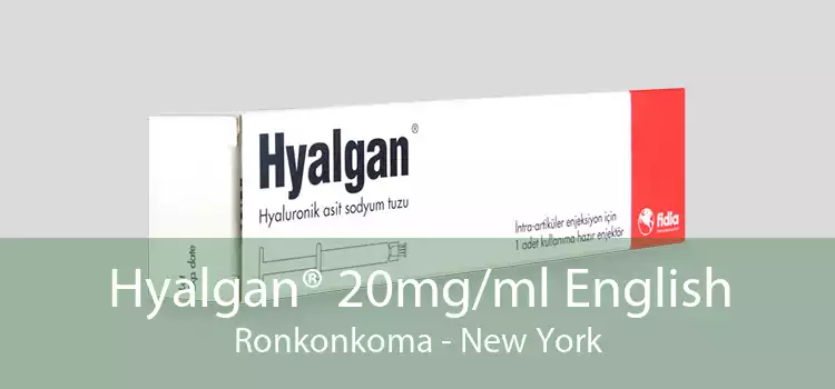 Hyalgan® 20mg/ml English Ronkonkoma - New York