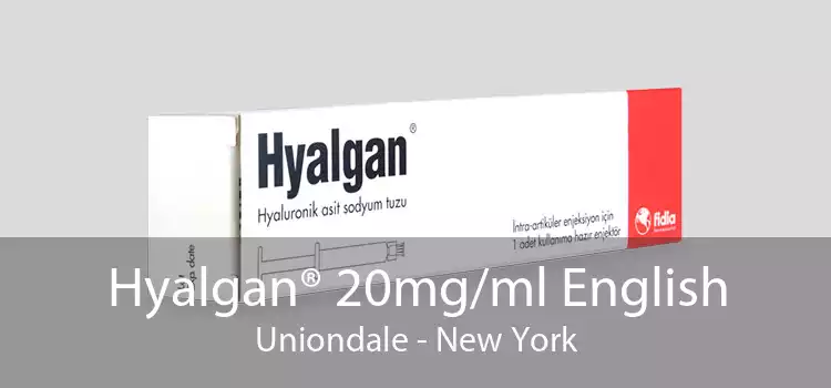 Hyalgan® 20mg/ml English Uniondale - New York