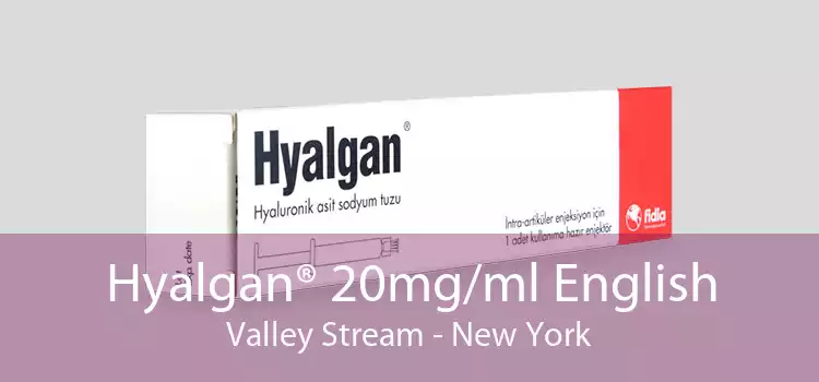 Hyalgan® 20mg/ml English Valley Stream - New York