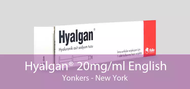 Hyalgan® 20mg/ml English Yonkers - New York