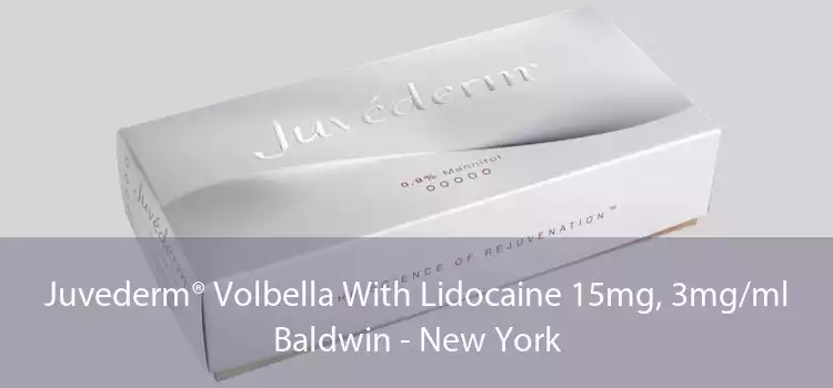 Juvederm® Volbella With Lidocaine 15mg, 3mg/ml Baldwin - New York