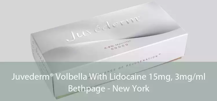 Juvederm® Volbella With Lidocaine 15mg, 3mg/ml Bethpage - New York