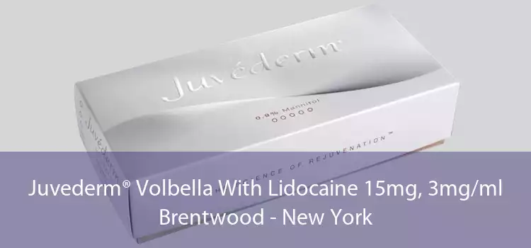 Juvederm® Volbella With Lidocaine 15mg, 3mg/ml Brentwood - New York